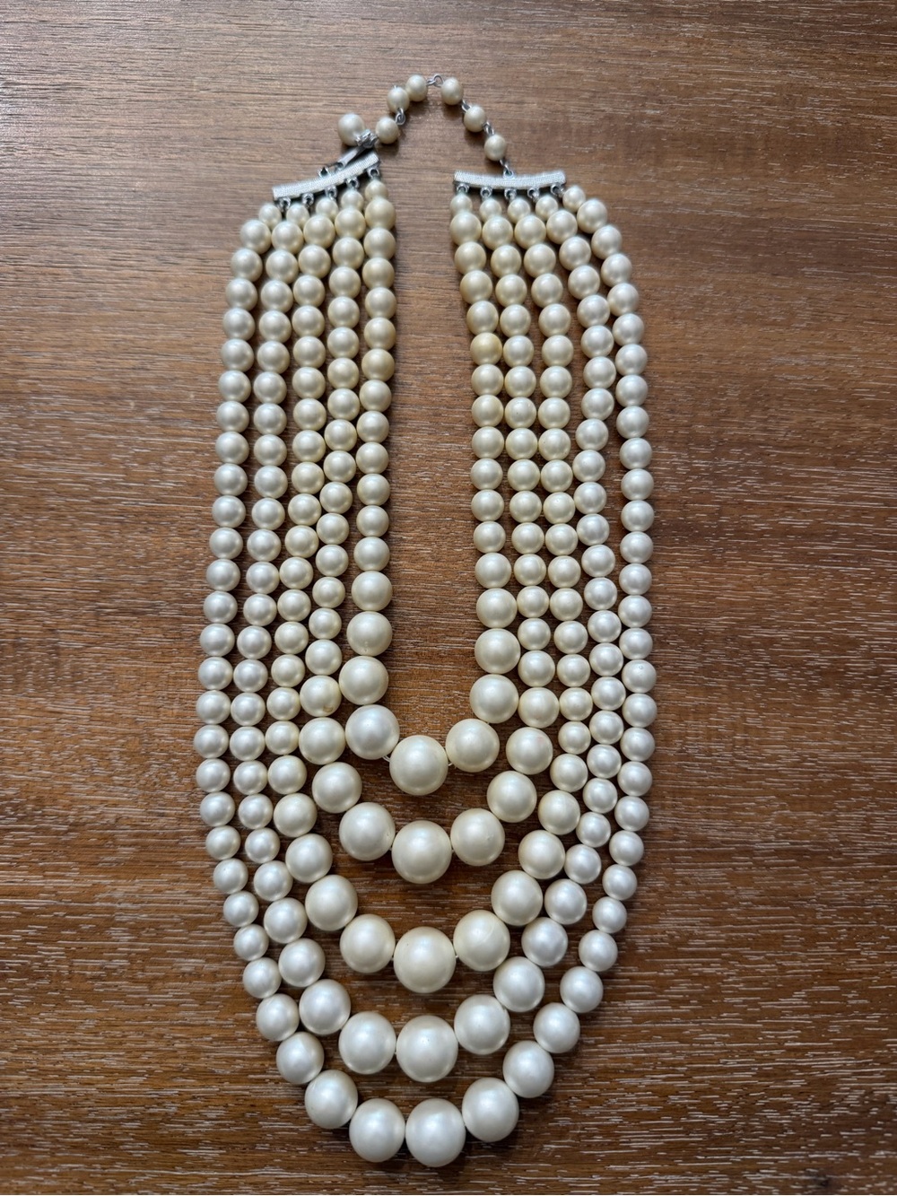 Classic Ivory Multi-Strand Pearl Necklace - Elegant Women’s Jewelry